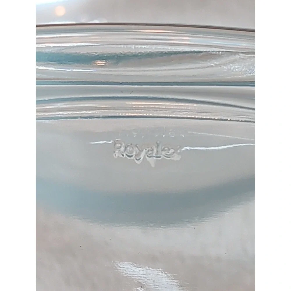 Royalex‎ Clear Glass Nesting Mixing Serving Bowls Set of 3 Round Kitchenware